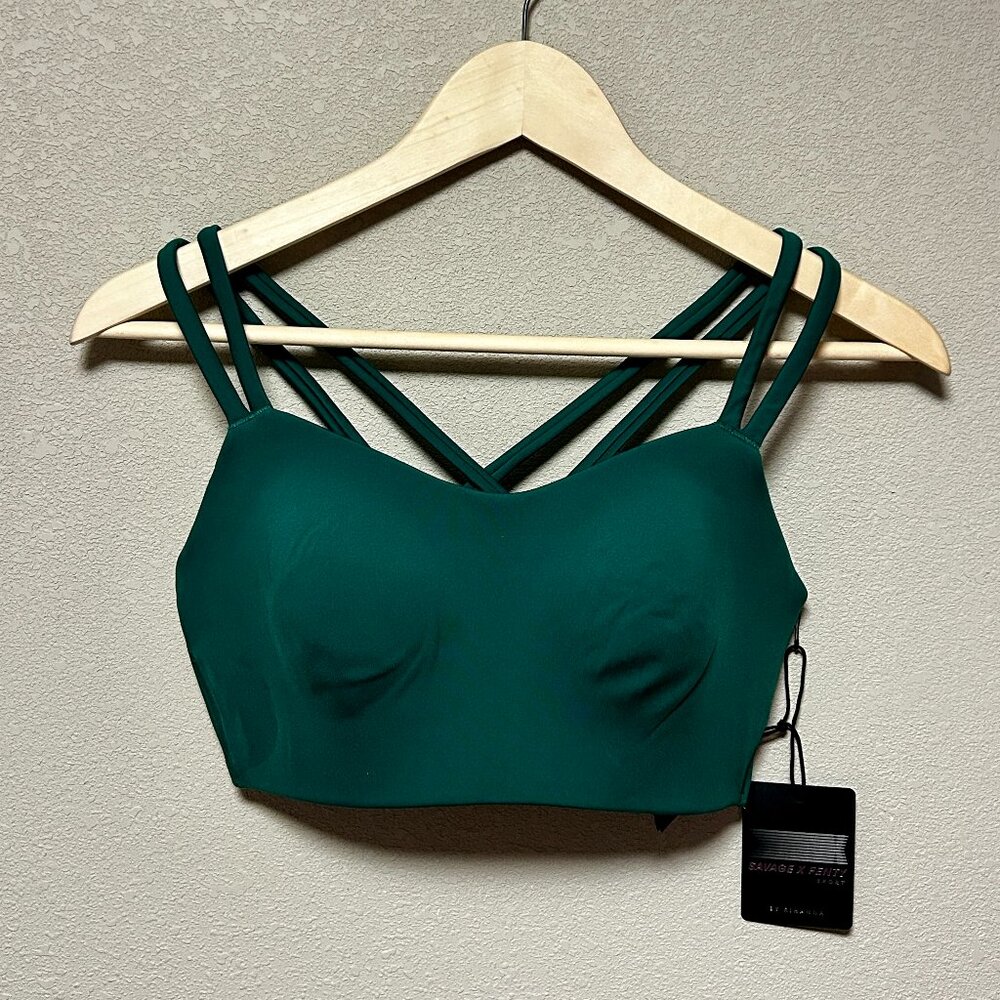 Savage x Fenty Green Sports Bra